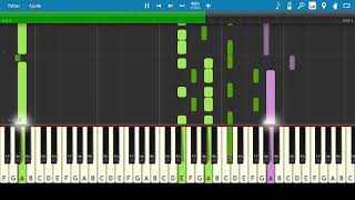 How to play Therion - Preludium - Synthesia Piano Tutorial