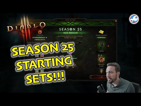 Diablo 3 Season 25 Starting Sets and Conquests