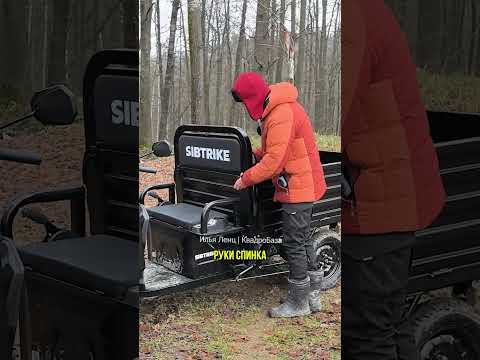 Необычная спинка на электротрицикле