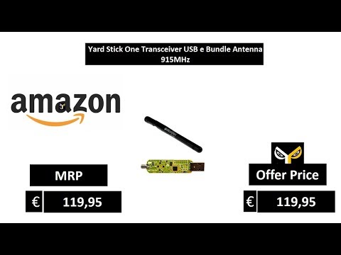 Yard Stick One Transceiver USB e Bundle Antenna 915MHz