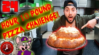 DIY GIANT PIZZA // 24 HOUR OVERNIGHT CHALLENGE IN A PIZZA STORE! PIZZA STORE FORT CHALLENGE!