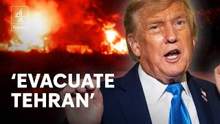 Israel Iran conflict: Trump warns Tehran to evacuate - Day 5