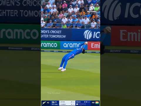 Woman Fielder Does a Backflip and Takes an Incredible Catch 😱🏏