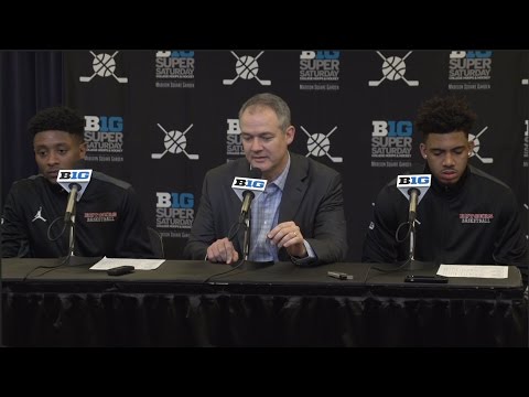 RVision: Men's Basketball Postgame Press Conference - Wisconsin