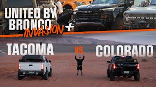 2024 Tacoma vs. 2023 Colorado DRAG RACE / CRASHING @unitedbybronco