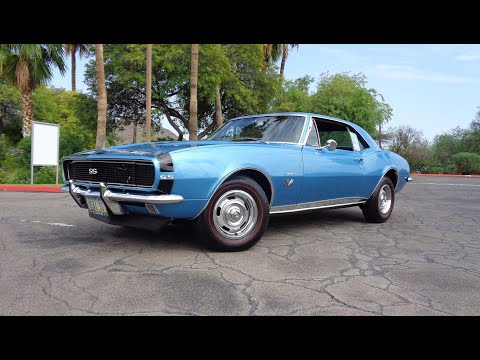 1967 Chevrolet Chevy Camaro RS SS 396 4 Speed in Blue & Ride on My Car Story with Lou Costabile
