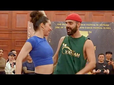Salsa workshop - Samuel Funflow & Sofia Caracois @ Vietnam International Latin Festival (Hanoi)