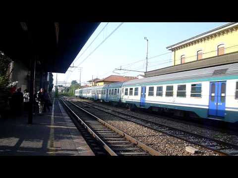 E464 TILO con super strombazzata transita a Legnano FS