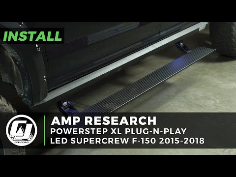 Ford F150 Install: AMP Research Plug-N-Play PowerStep XL with LED Lighting