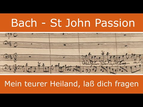 Bach - St John Passion - Mein teurer Heiland (bass aria)