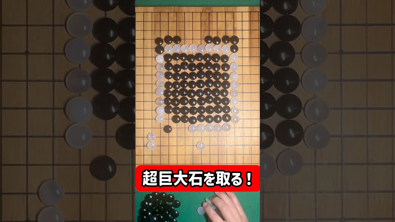 巨大黒石を捕まえよう！ #囲碁棋士柳時熏のgochannel