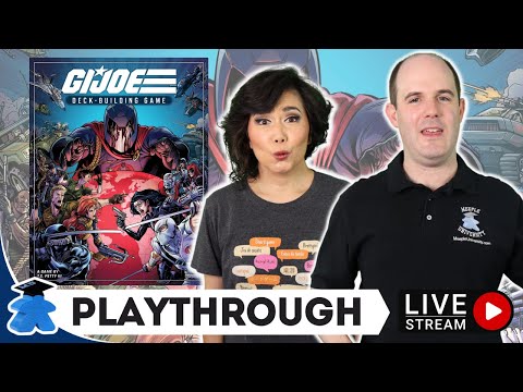 G.I. JOE Deck-Building Game - Playthrough Board Game