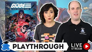 G.I. JOE Deck-Building Game - Live Playthrough Board Game and Giveaway