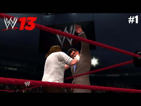WWE 13 Attitude Era Mode | Mankind #1 | The Mandible Claw on Vince!