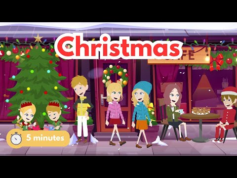 5-Minute English Conversation Practice: Easy Christmas Vocabulary for Beginners
