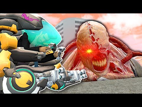 GIANT MONSTER MECH BATTLE! - Garry's Mod Gameplay