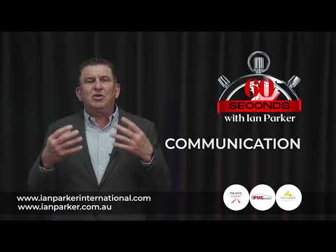60 Seconds with Ian - Communication