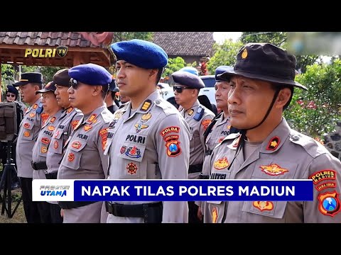 PERSONEL POLRES MADIUN GELAR NAPAK TILAS KE MONUMEN SAKIP&ndash;SANALI JELANG HUT BRIMOB KE-80