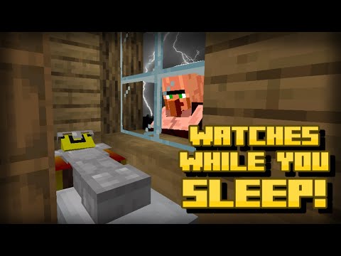 RayGloom Creepypasta - What If You Catch a Villager Watching You While You Sleep? | Minecraft Creepypasta