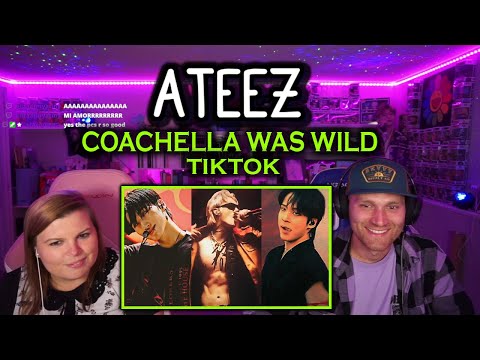 My Wife's First TIME Reaction to ATEEZ TIKTOK EDIT COMPILATION | CUZ COACHELLA WAS WILD
