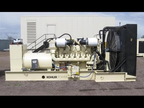 1250 kW Kohler Diesel Generator Set – 480 V Low-Hour Used Genset #86264
