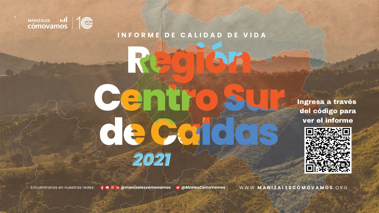 Socialización informe de calidad de vida de la región centro sur de Caldas (2018-2021)
