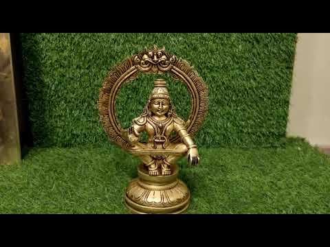 Brass Ayyappa Swami Statue