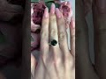 Серебряное кольцо с изумрудом nano 3.068ct