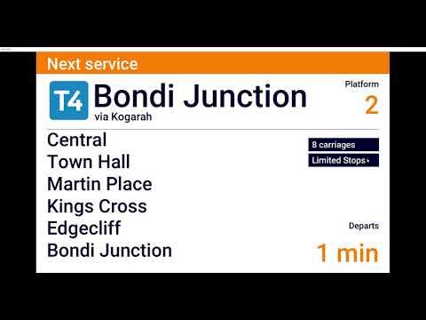 56783107 Michael's Transport Vlogs 356: DVA 5 (54) T4 Sutherland to Bondi Junction via Kogarah