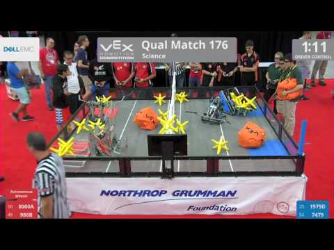 2017 VRC Sci Q176 - 8000A 986B vs 1575D 7479 - 25 to 13