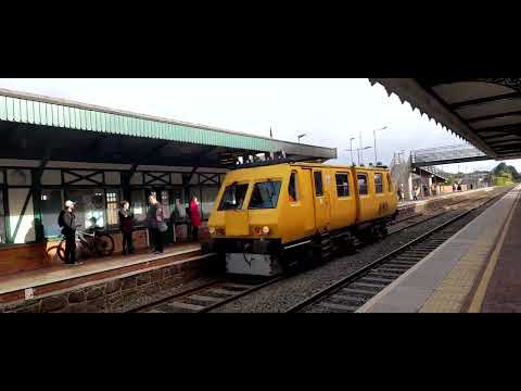 (EXTREMELY RARE) Irish Rail inspection car passing Antrim 8/10/22