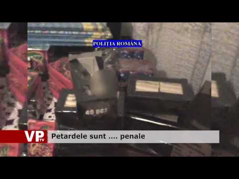 Petardele sunt… penale