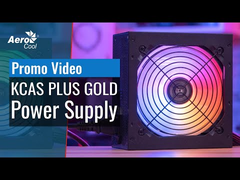 Maitinimo Blokas - Aerocool Kcas Plus, Auksinis, 850W, Juodas video