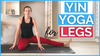 Yin Yoga for Legs - 15 min Deep stretches for sore and stiff leg muscles