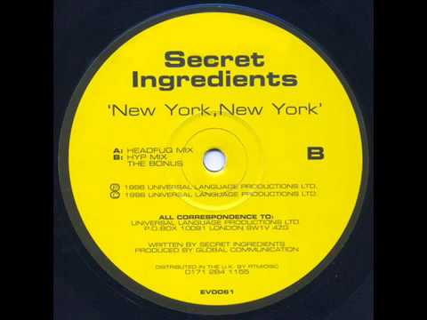 Secret Ingredients - New York, New York (Headfuq Mix)