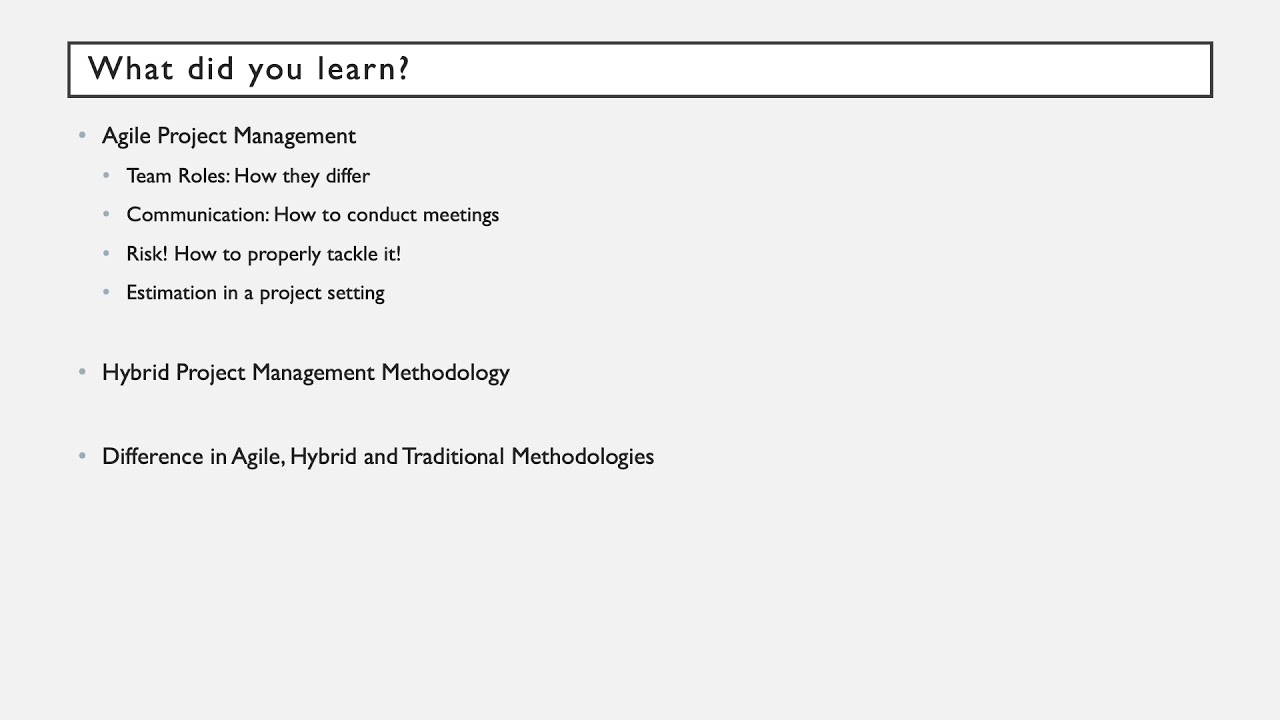 Week 7 Written Assignment