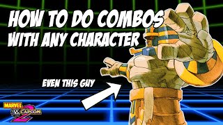 How To Do Combos With Any Character | Marvel vs Capcom 2