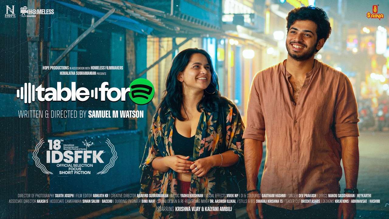 TABLE FOR 2 | Samuel M Watson | Krishna Vijay | Kalyani Ambili | Saina Short Films