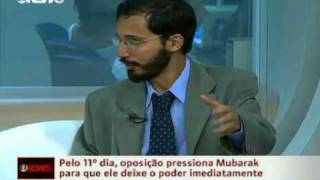 Professor de Relações Internacionais fala da crise no Egito   Globo Vídeos Player