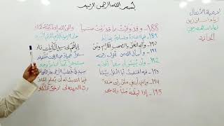 صورة لامية الأفعال ( 188-195)