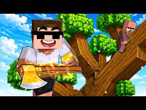 Chopping TALLEST Rare Tree in Roblox..