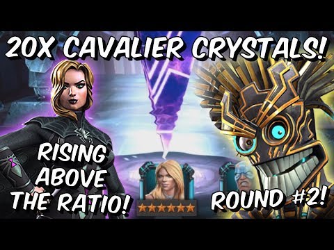 20x 6 Star Black Widow Claire Voyant Cavalier Crystal Opening Round#2! - Marvel Contest of Champions