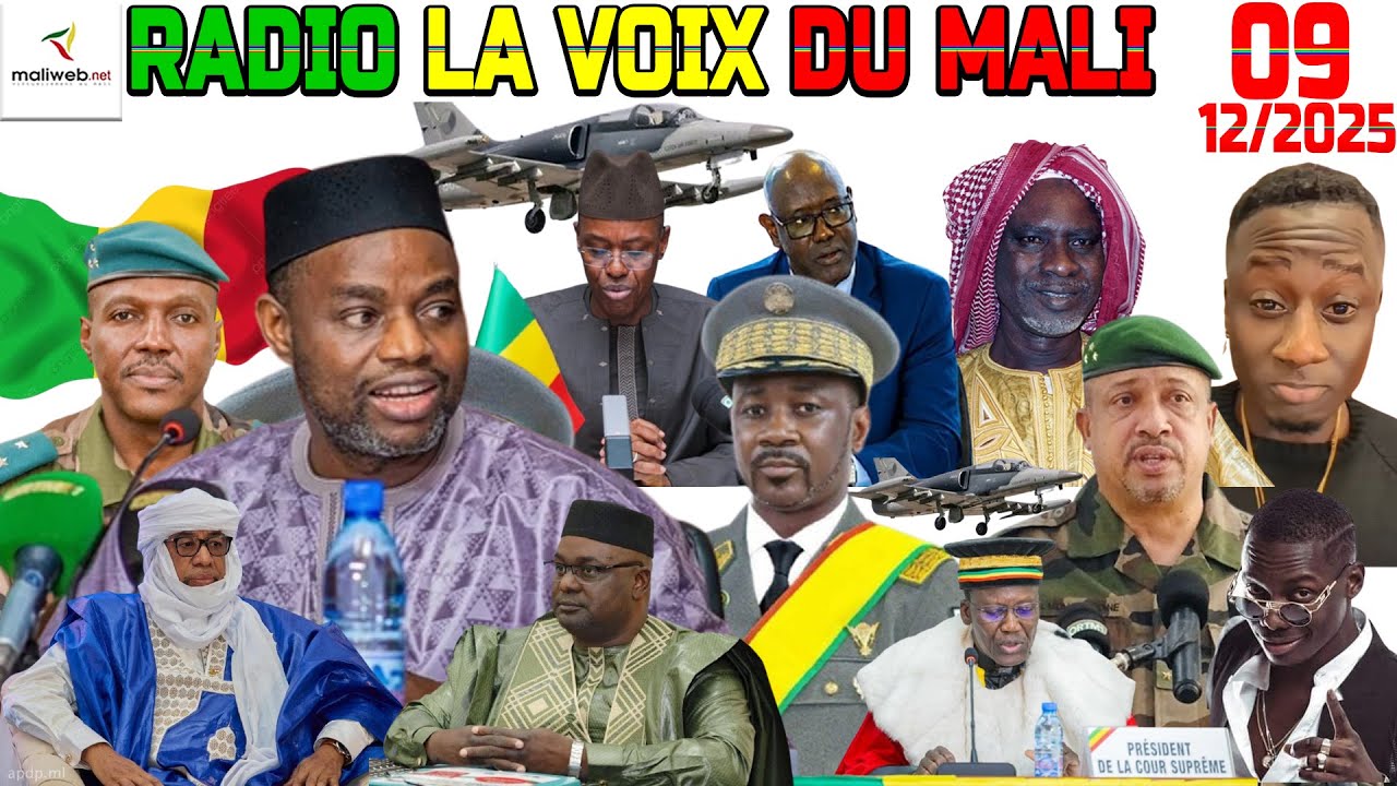 La Revue de Presse de la RADIO LA VOIX DU MALI du 09 décembre 2025