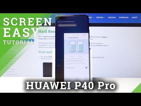 How to activate One Handed Mode in Huawei P40 Pro – Switch On Mini-Screen