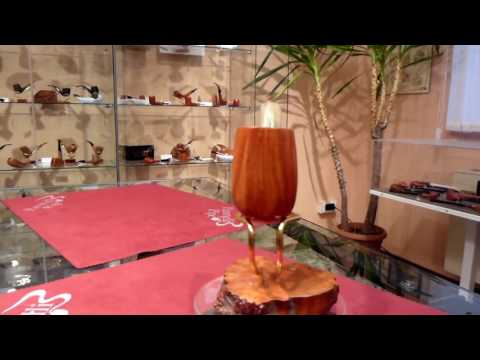 Pipa radica bent panel fatta a mano - www.paronellipipe.it