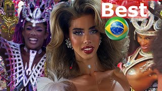 🇧🇷 4K 2024 Best 20 Beautiful Super Dancers Musa Viradouro Rio de Janeiro Carnaval Brazil Samba Top