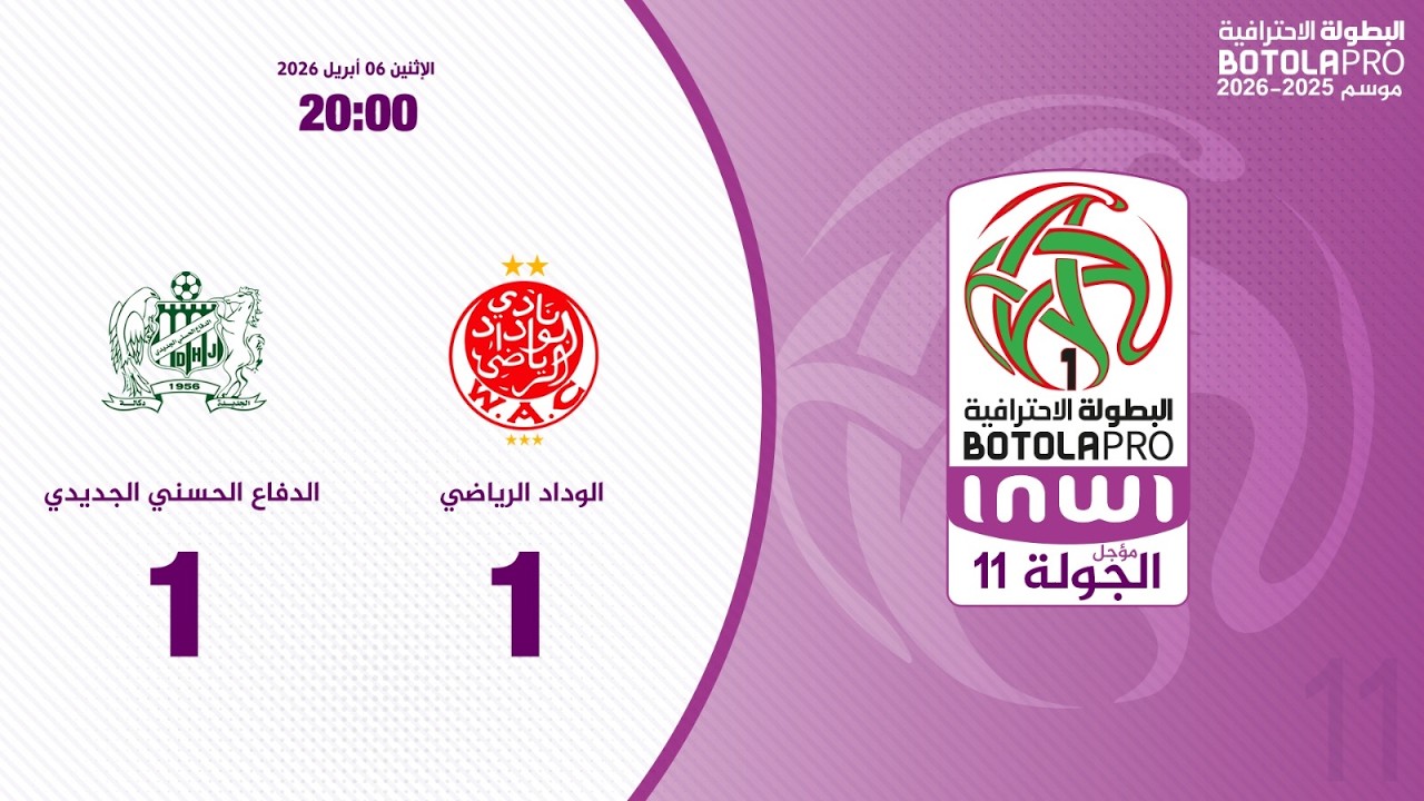 Wydad Casablanca vs Difaâ Hassani El Jadidi Highlights