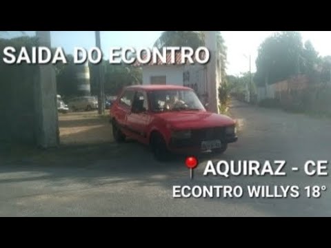 CARROS ACELERANDO NA SAIDA DO ECONTRO WILLYS 18° - AQUIRAZ CEARA