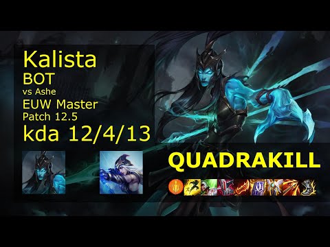Rank 3 EUW Kalista ADC: Kalista vs Ashe