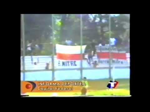 San Miguel 0 - Deportivo Morón 3 Suspendido por graves incidentes (Nacional B 1997/1998)